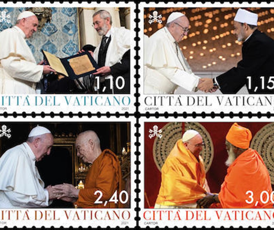 Rooms-Katholieke Kerk geeft interreligieuze postzegels uit!